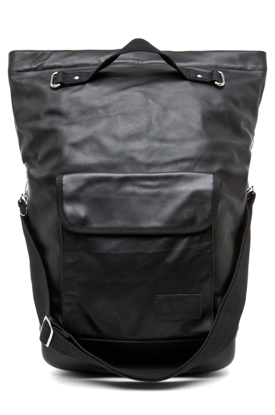 Image 1 of Kris Van Assche x Eastpack Side Bag in Black Leather
