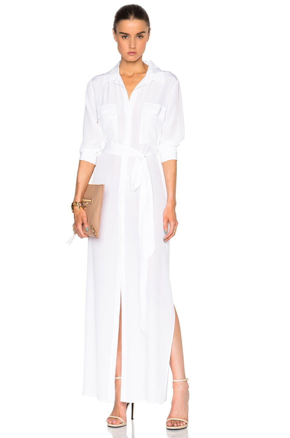 Image 1 of L'AGENCE Cameron Dress in White