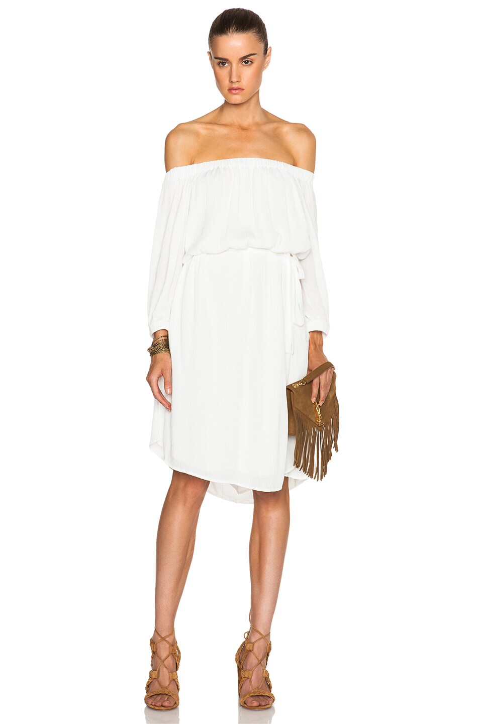 Image 1 of L'AGENCE Charlotte Dress in Coconut