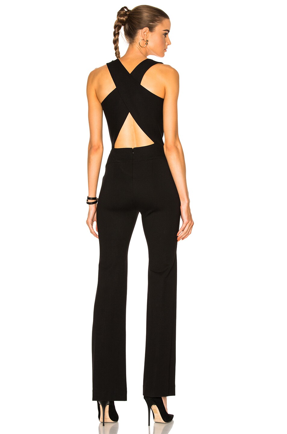 Image 1 of L'AGENCE Clara Jumpsuit in Black