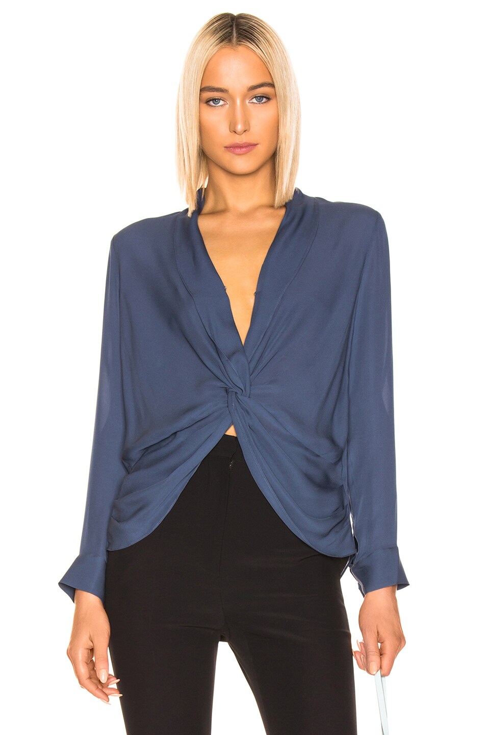 Image 1 of L'AGENCE Mariposa Blouse in Sea Blue