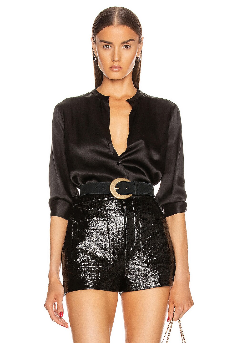 Image 1 of L'AGENCE Aoki Blouse in Black