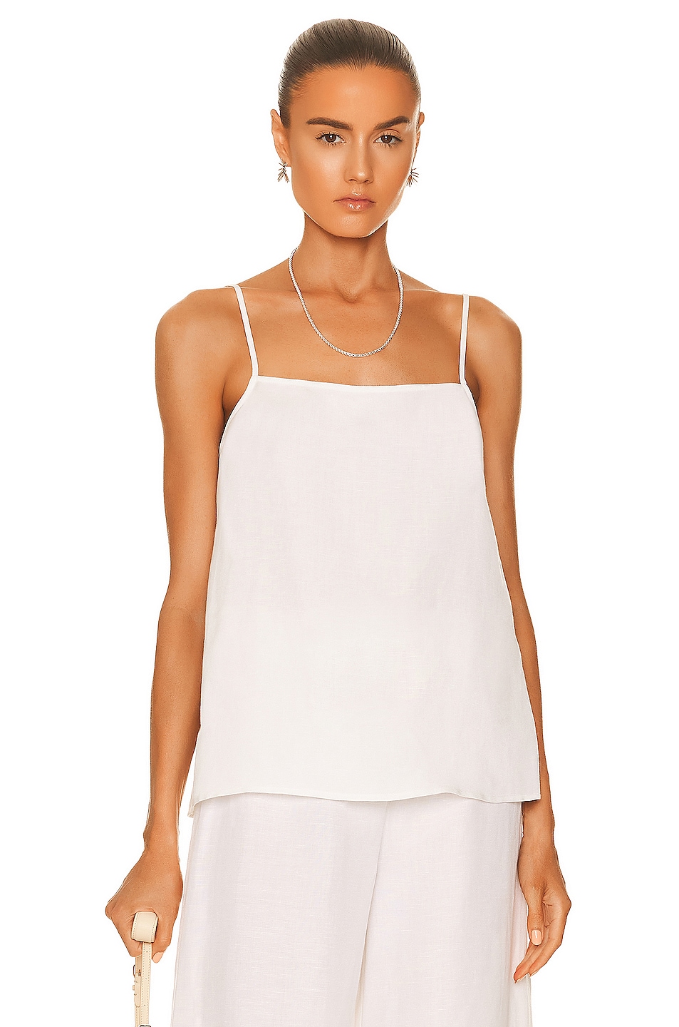 Image 1 of L'AGENCE Casablanca Tank in White