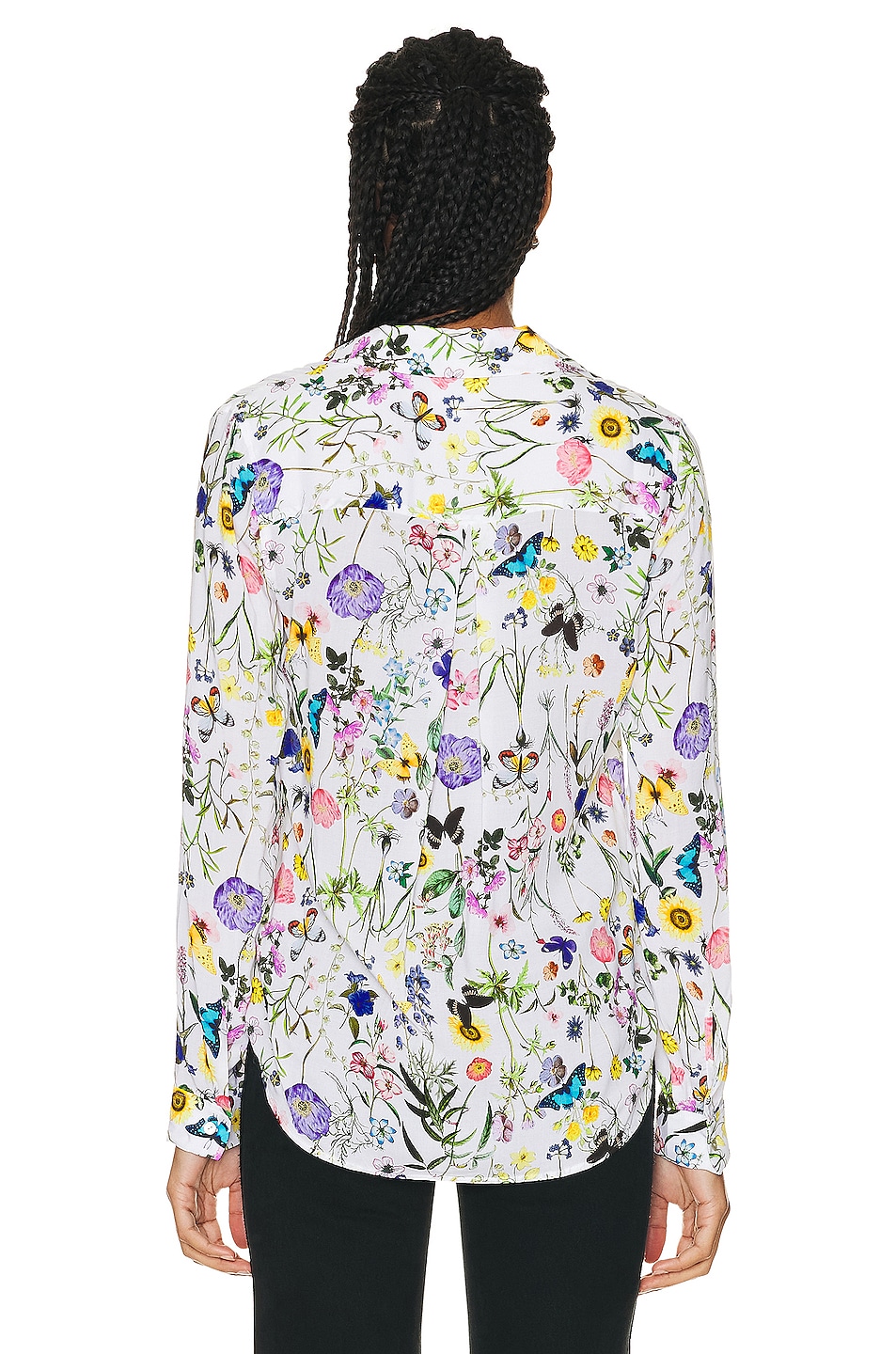 JC Sunny Fashion - White-Multi Butterfly Kimono: White main image 1