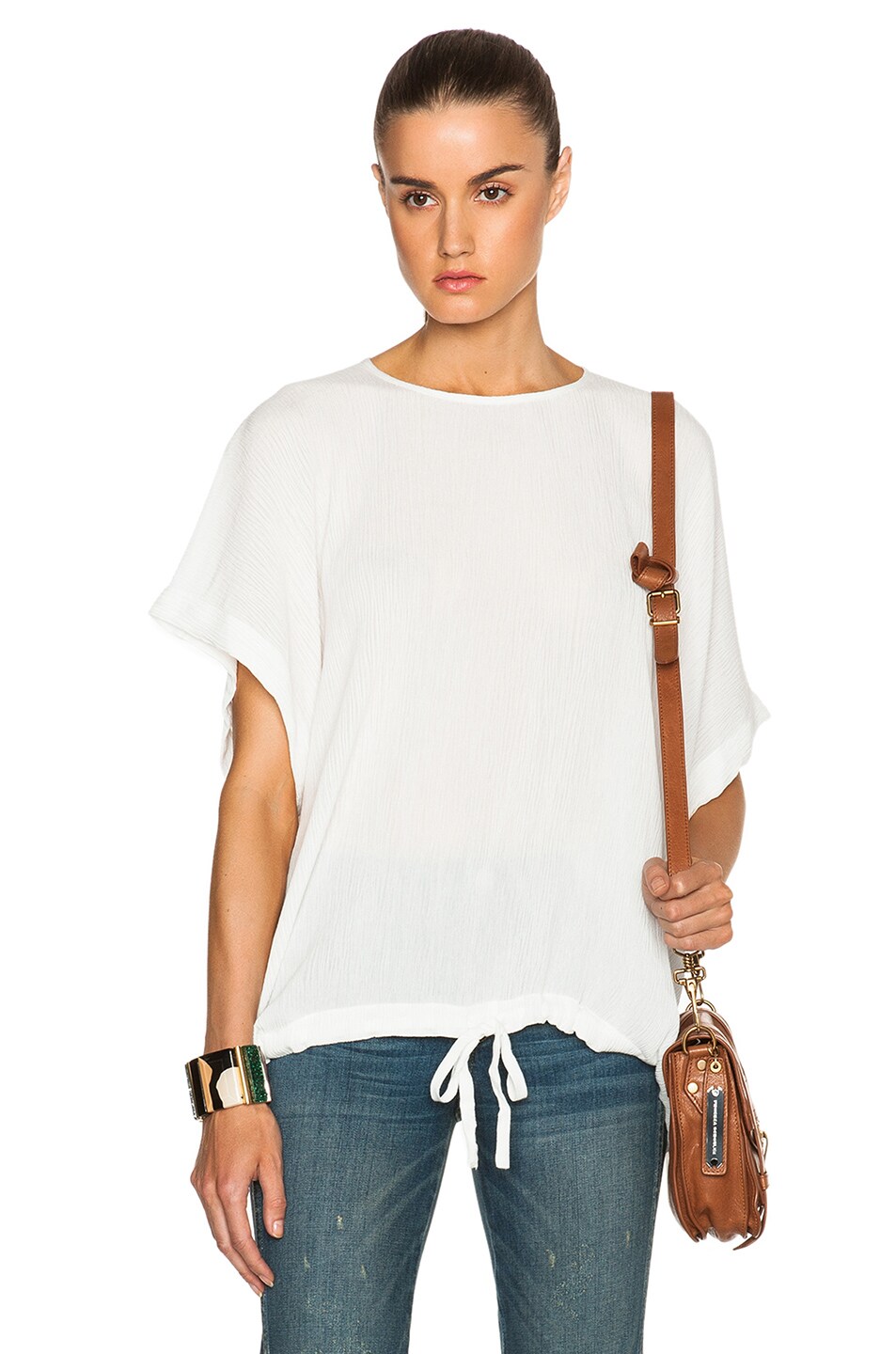 Image 1 of L'AGENCE Capucine Top in Coconut
