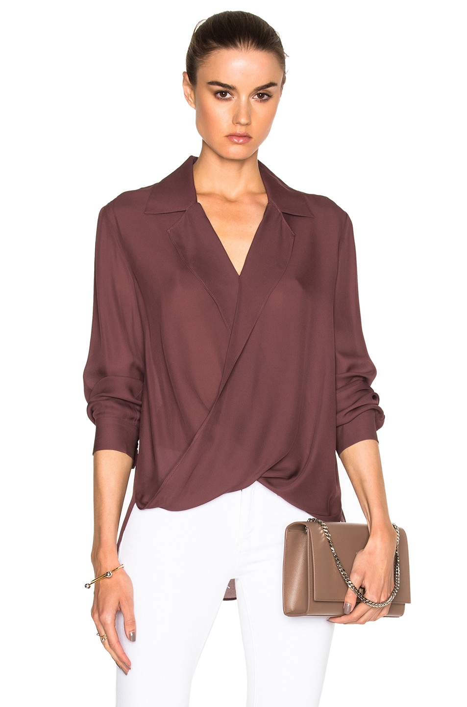 Image 1 of L'AGENCE Rita Top in Mulberry