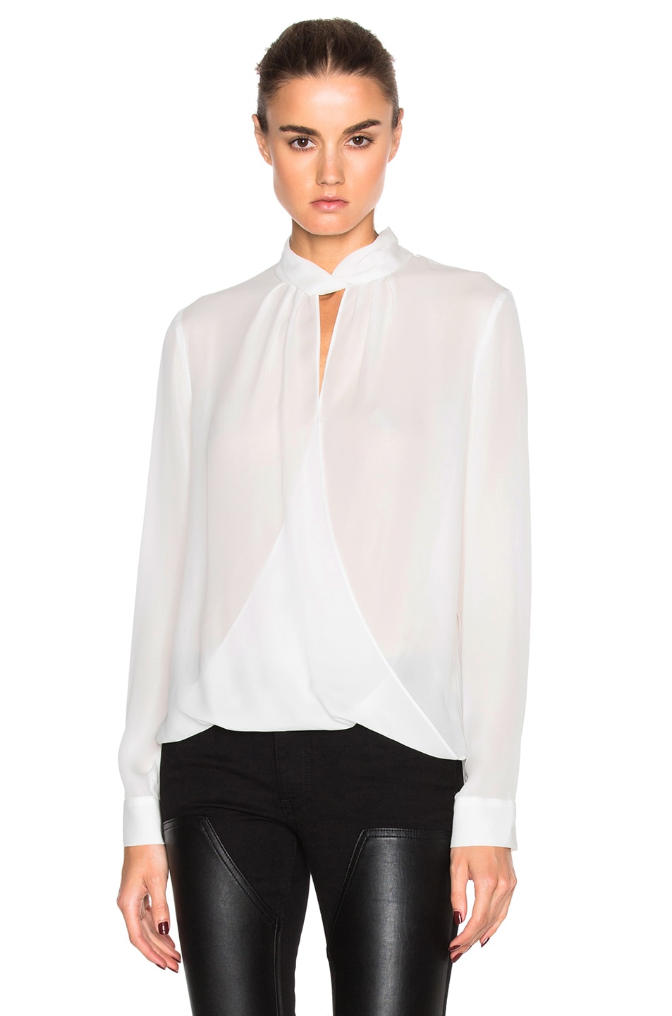 Image 1 of L'AGENCE Kendra Top in Ivory