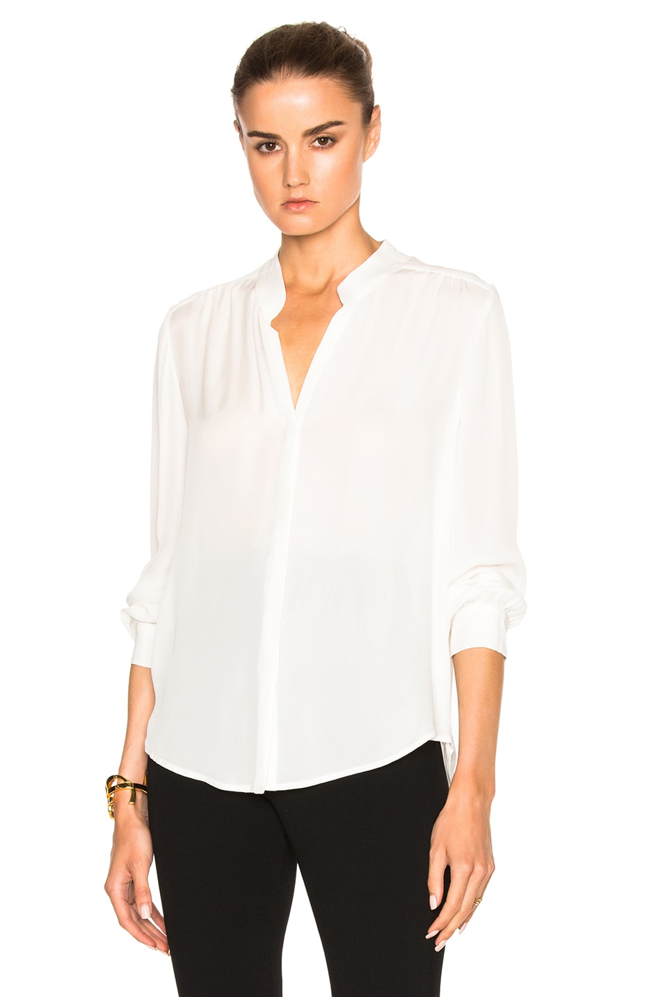 Image 1 of L'AGENCE Bianca Top in Ivory
