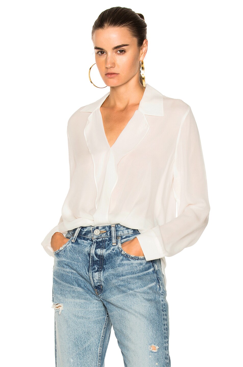 Image 1 of L'AGENCE Rita Top in Ivory