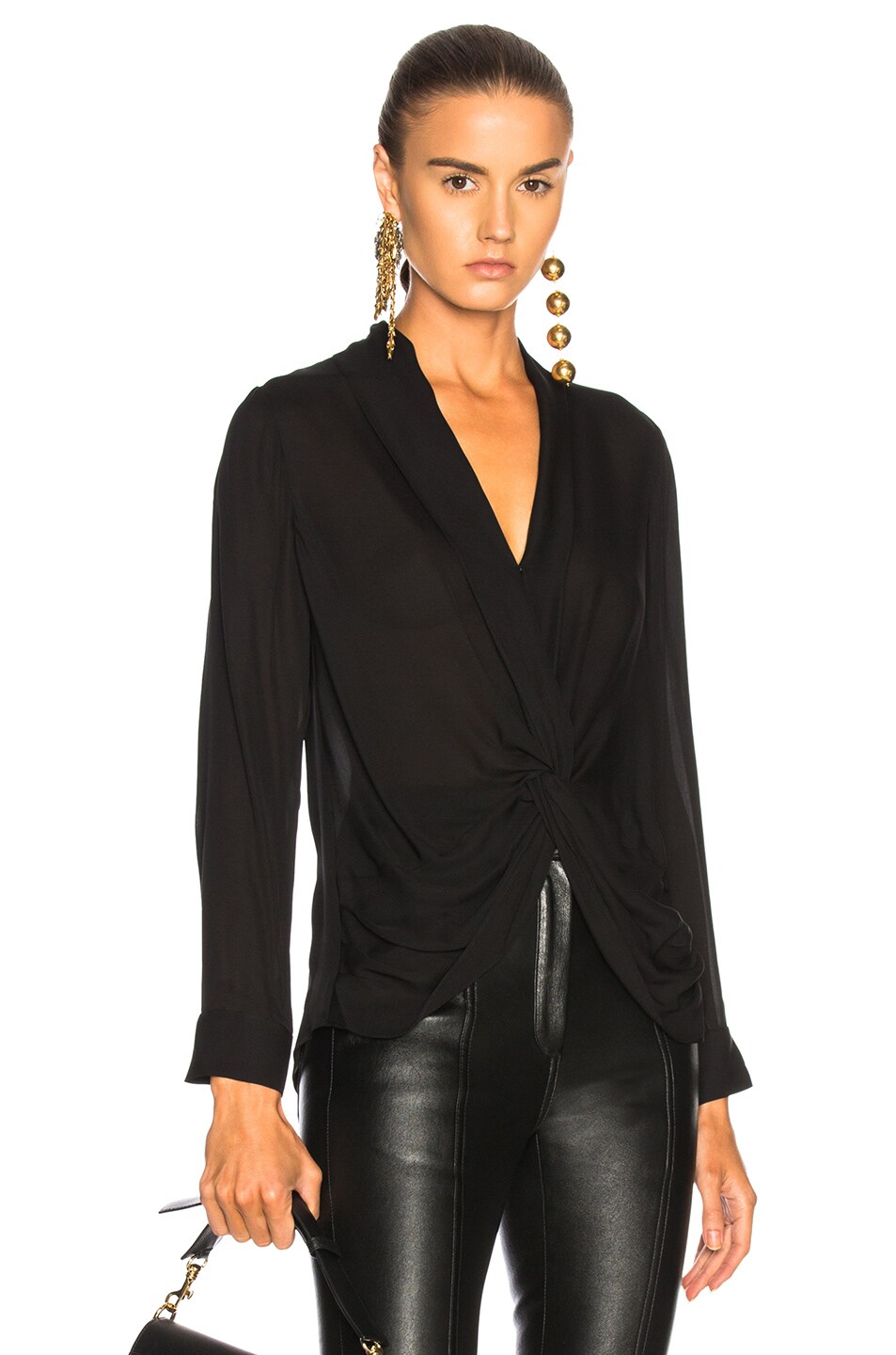 Image 1 of L'AGENCE Mariposa Top in Black