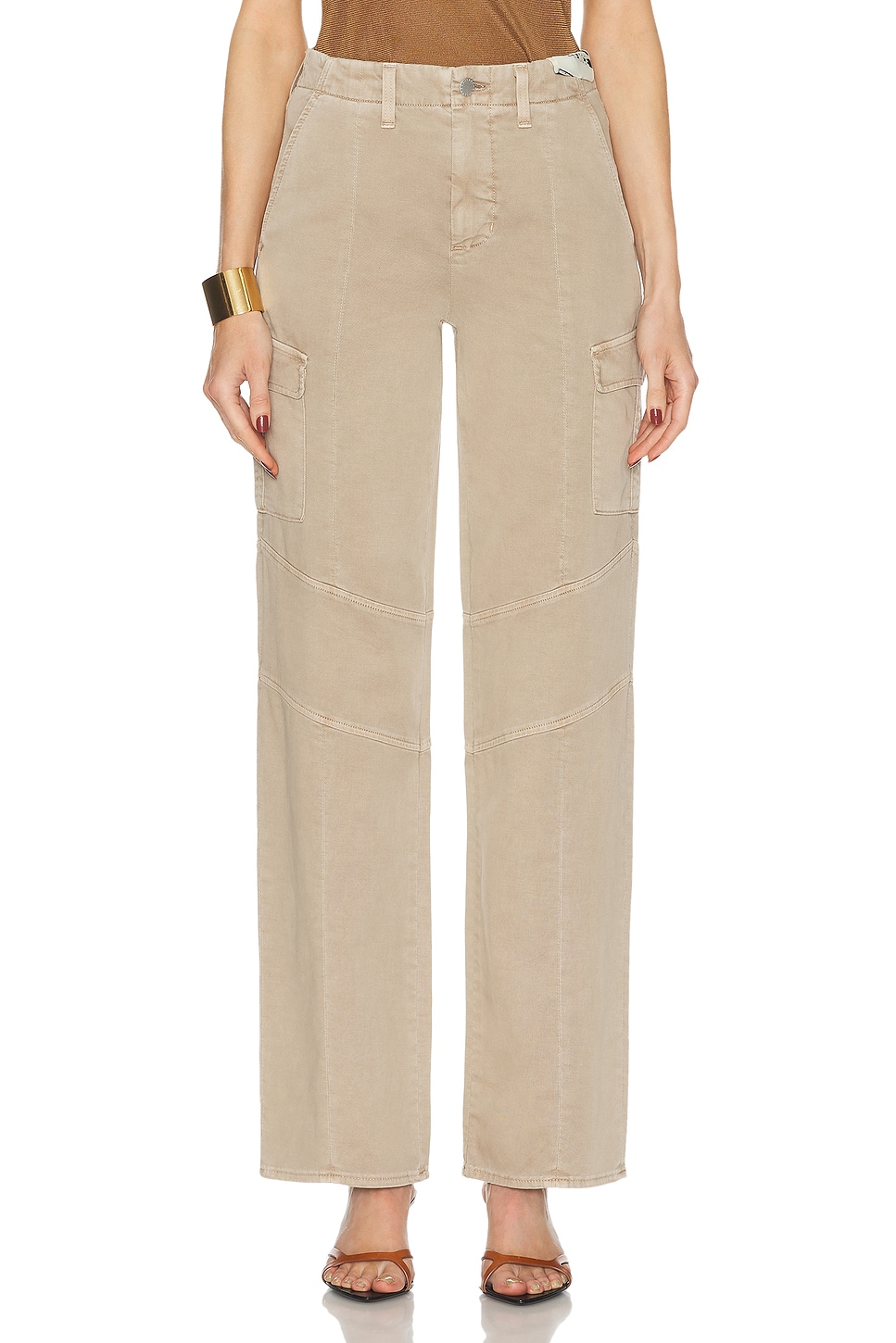 Image 1 of L'AGENCE Brooklyn Utility Wide Leg Pant in Rye