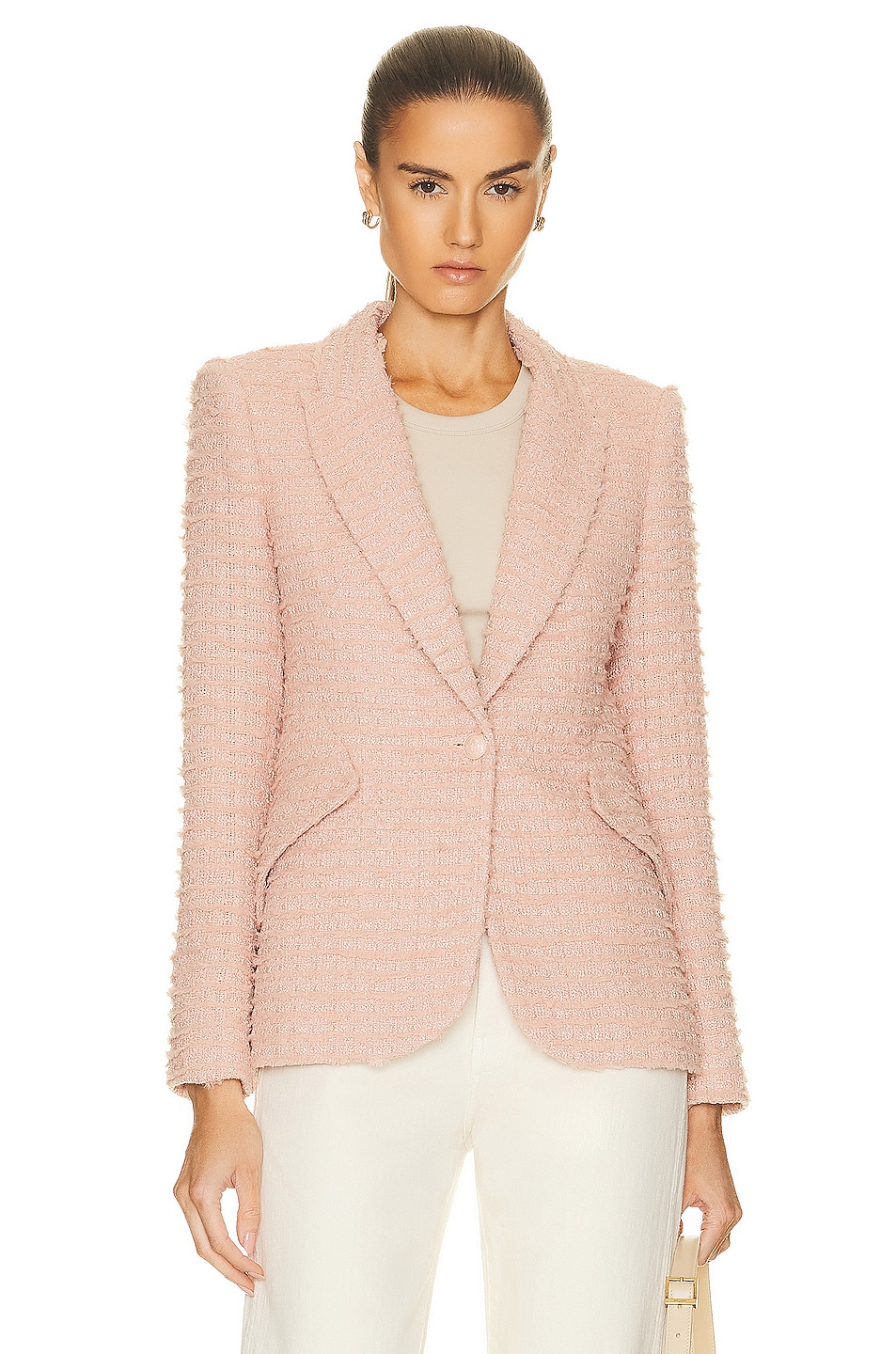 Image 1 of L'AGENCE Chamberlain Blazer in Dusty Pink