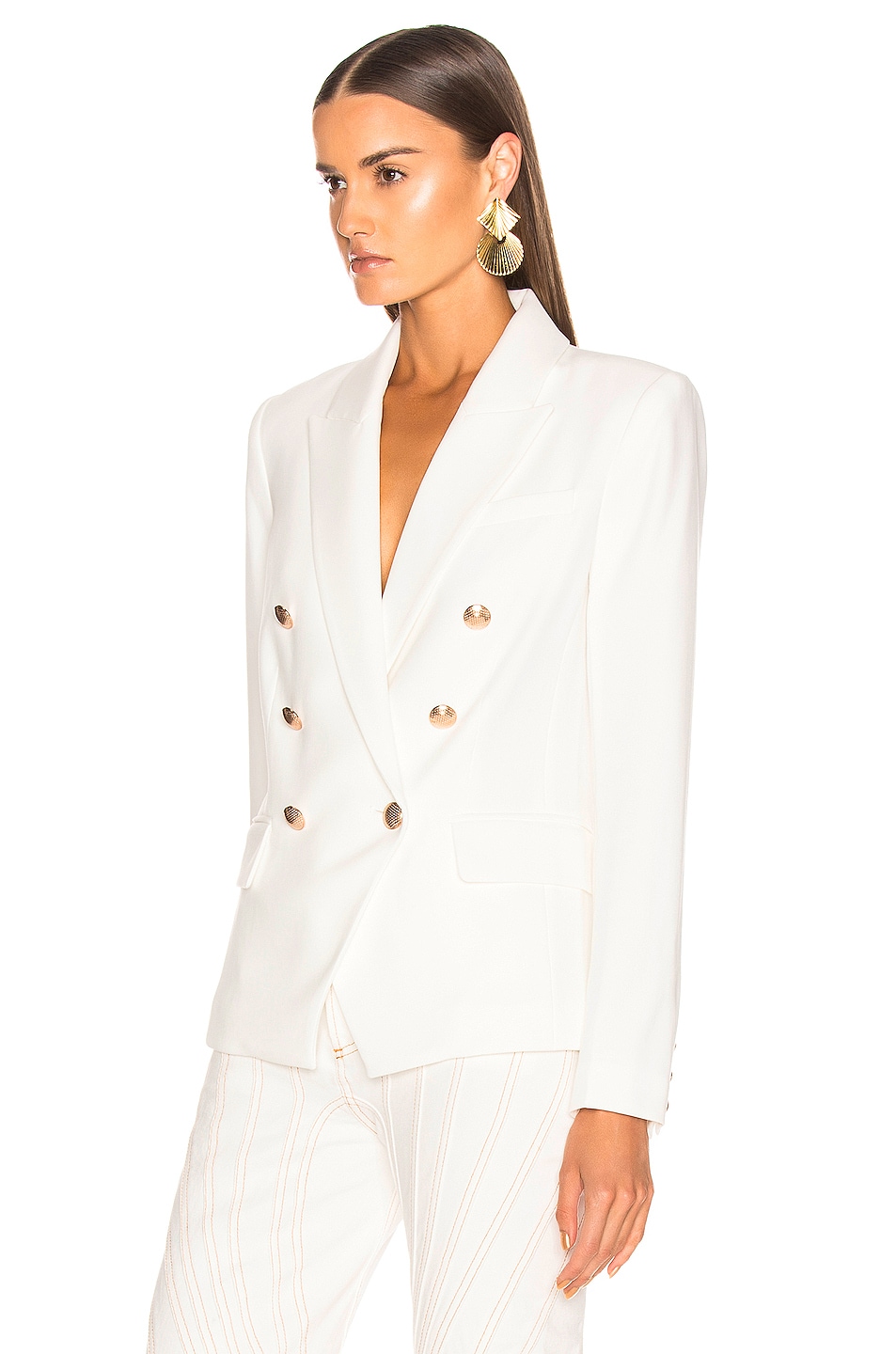 L'AGENCE Kenzie Double Breasted Blazer thumbnail