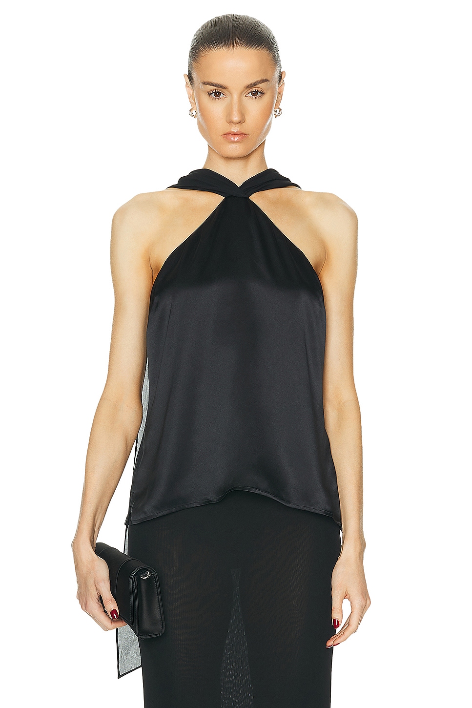 Image 1 of L'AGENCE Riviera Cape Top in Black