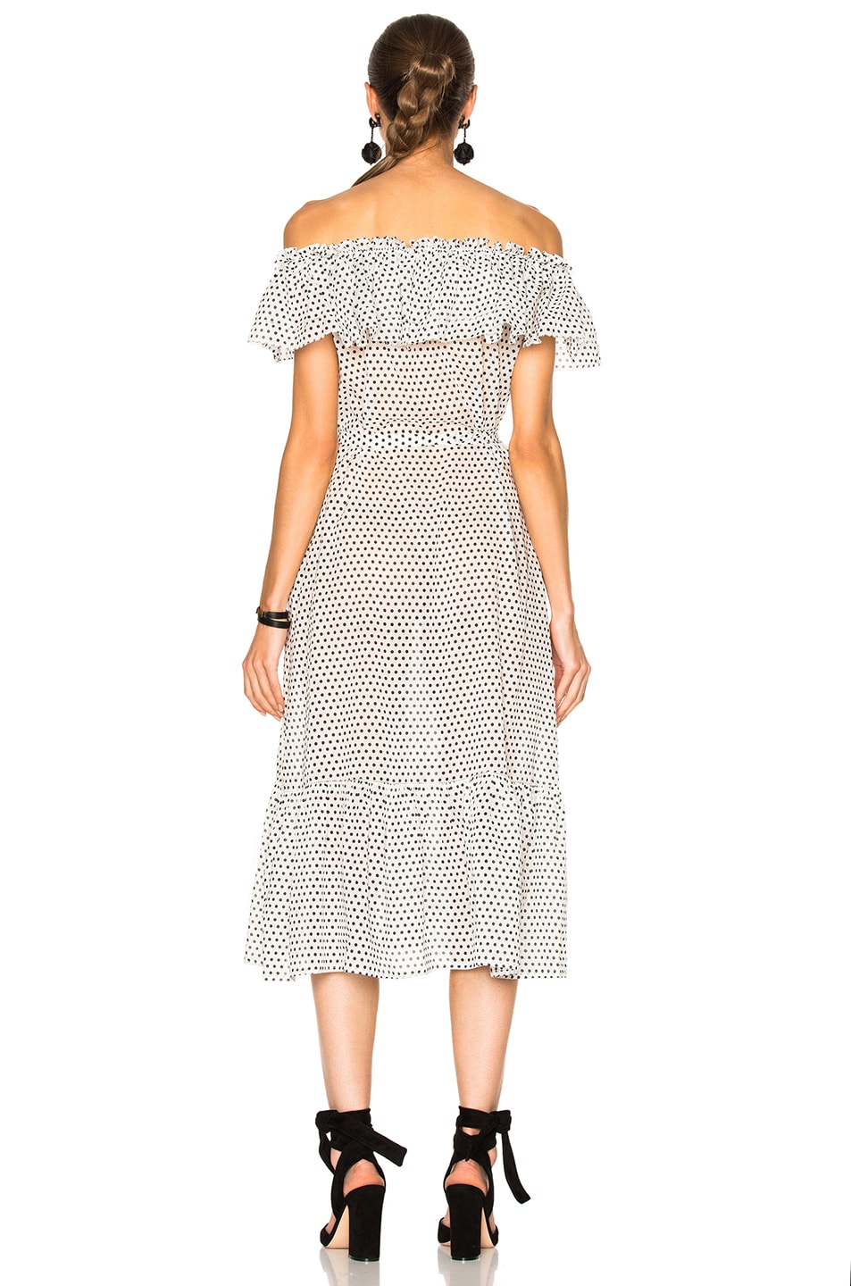 LISA MARIE FERNANDEZ Mira Button Down Sheer Dress