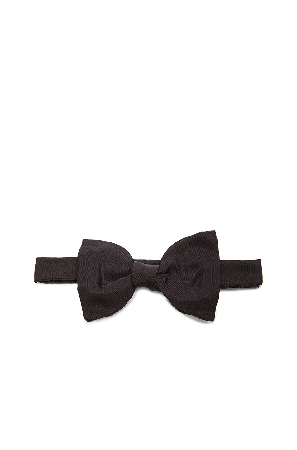 Image 1 of Lanvin New Alber Grosgrain Bow Tie in Black