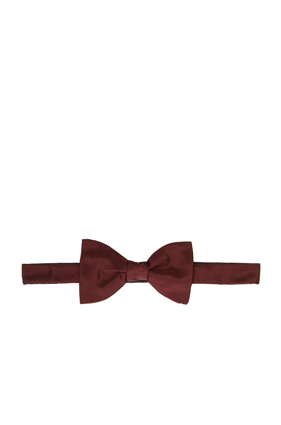 Image 1 of Lanvin Grosgrain Bow Tie in Burgundy