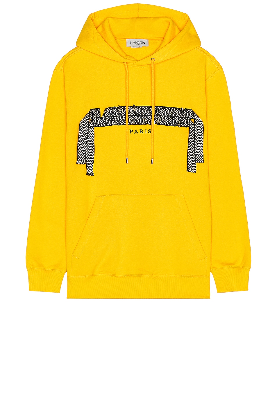 Image 1 of Lanvin Classic Oversized Curblace Hoodie in Sunflower