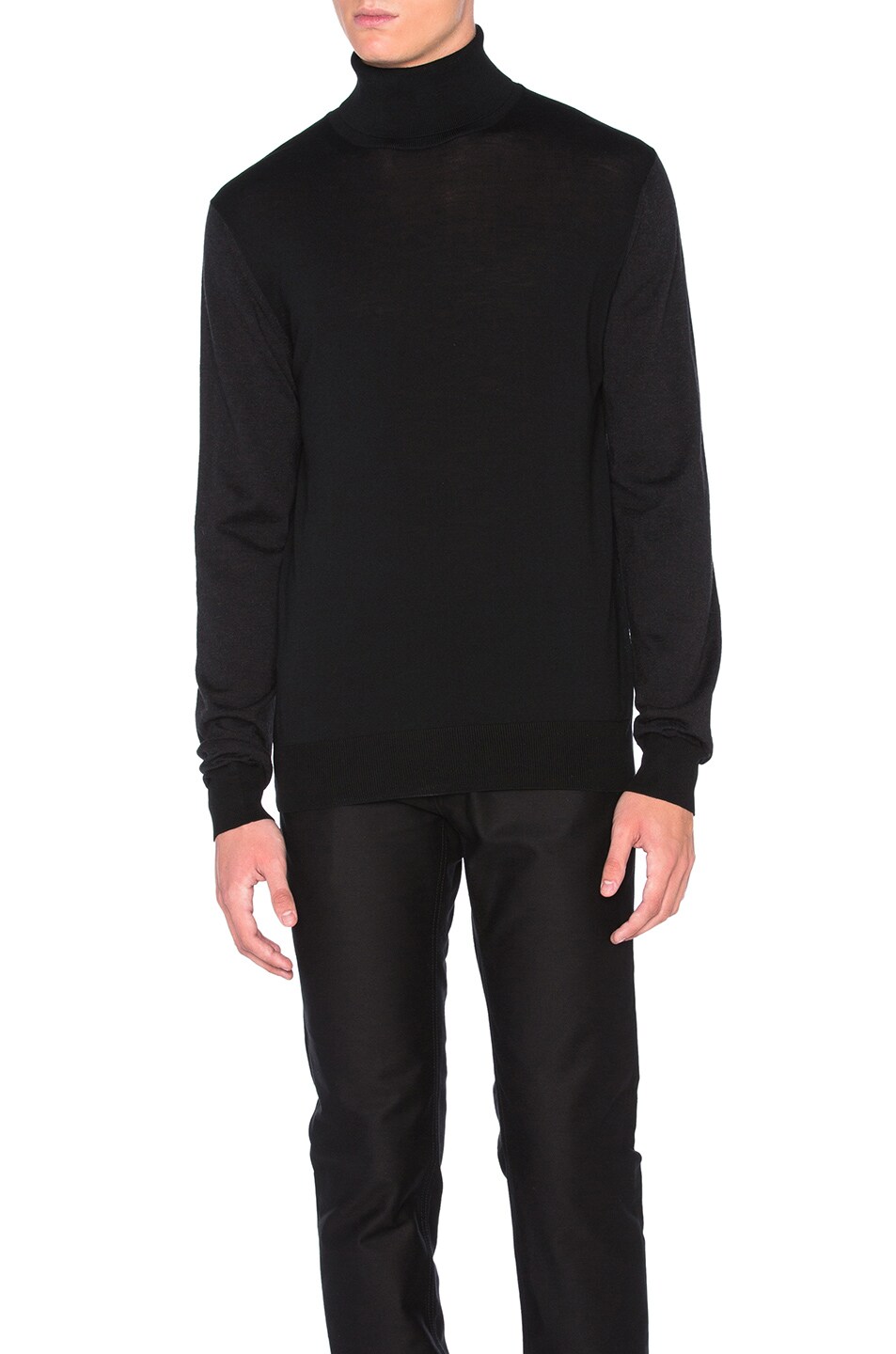 Image 1 of Lanvin Turtleneck Sweater in Black