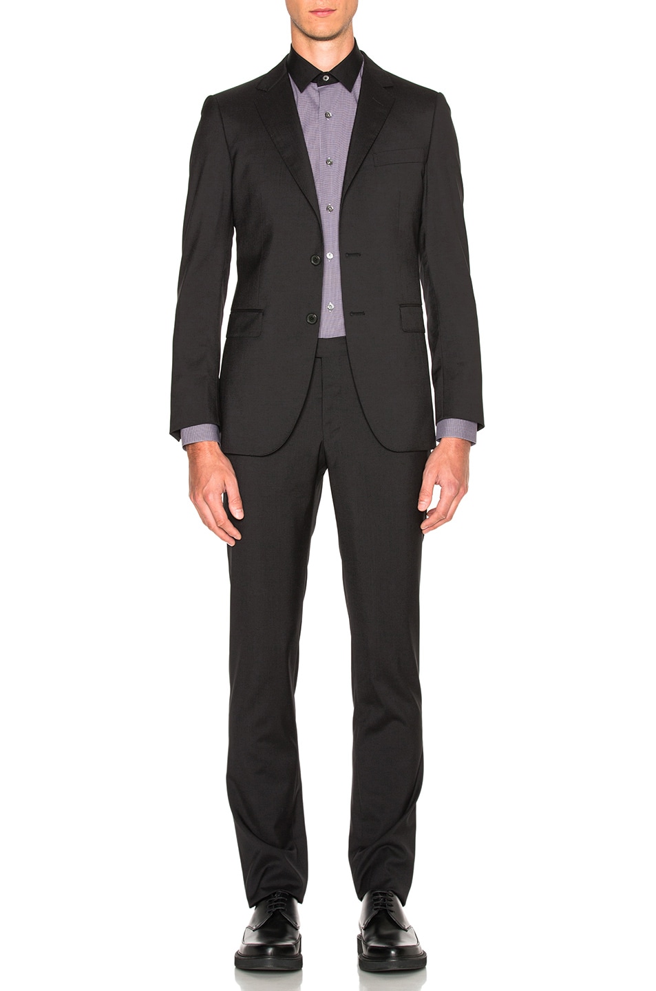 Image 1 of Lanvin 2 Button Suit in Black