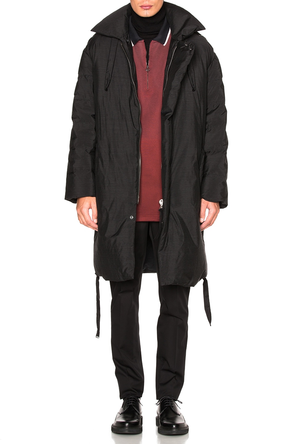 Image 1 of Lanvin Light Tech Down Parka in Anthracite