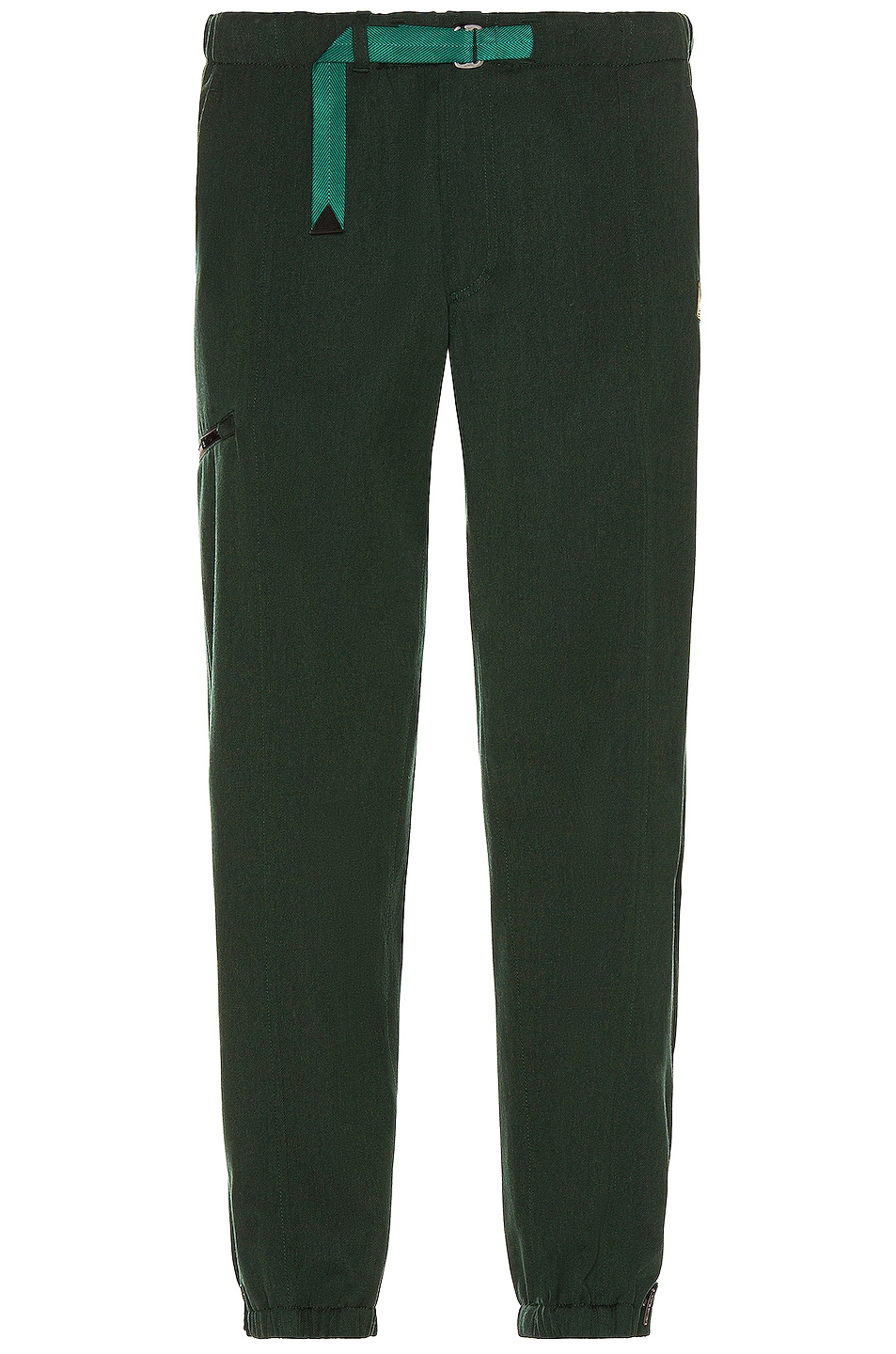 Image 1 of Lanvin Zipped Jogger Pants in Pine Green