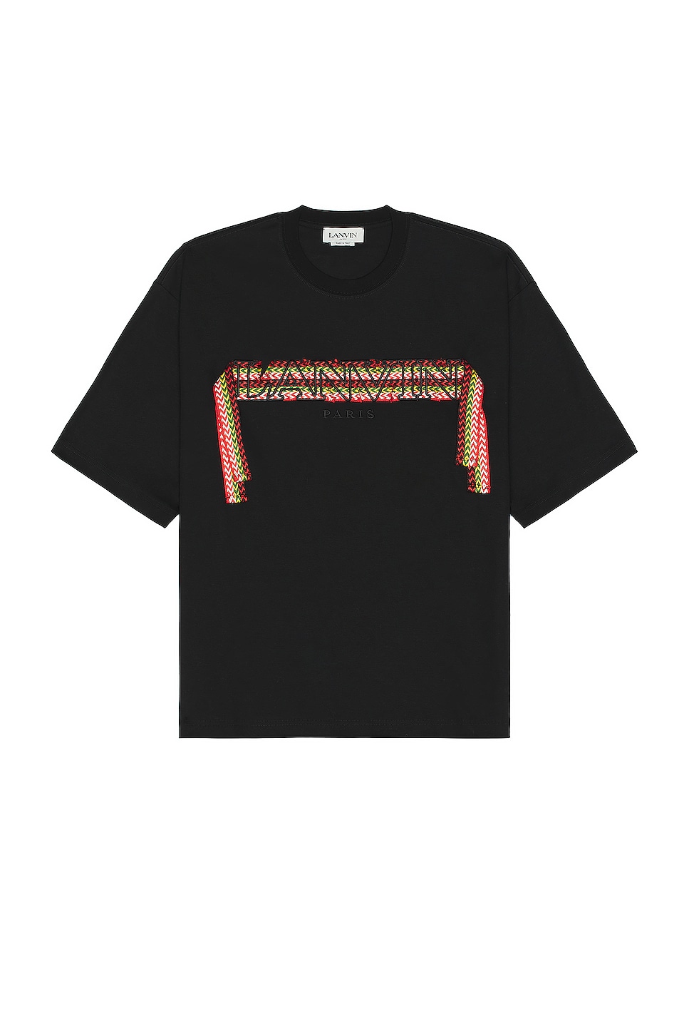 Image 1 of Lanvin Curblace Oversized T-shirt in Black
