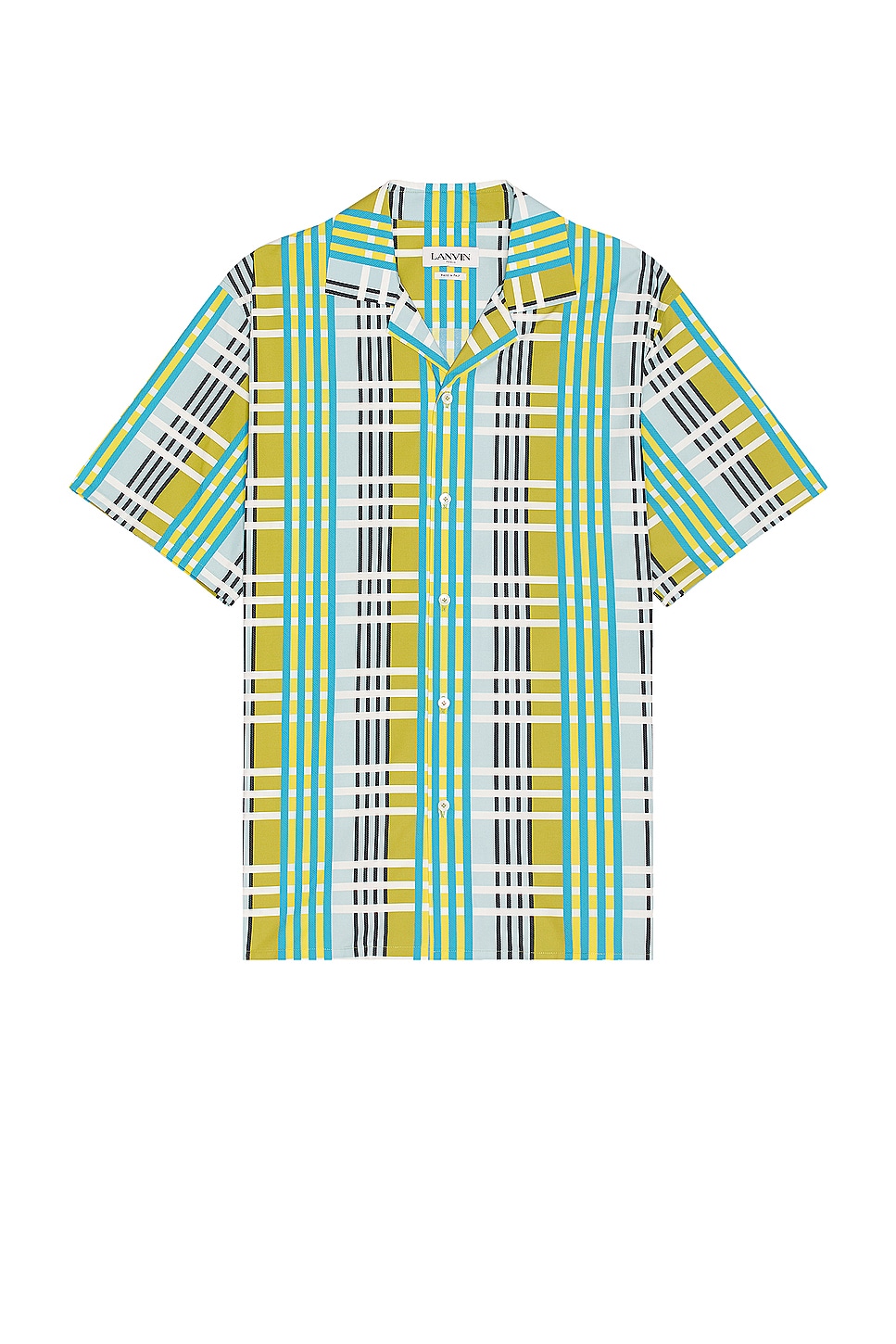Image 1 of Lanvin Printed Bowling Shirt in Budgie