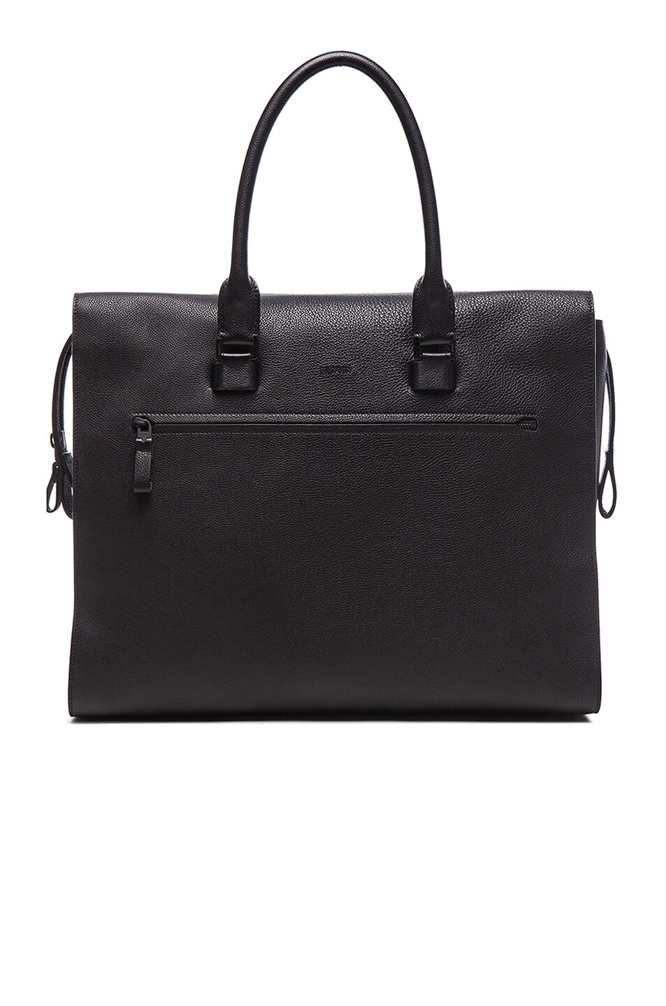 Image 1 of Lanvin Grained Leather 24 Bag in Black