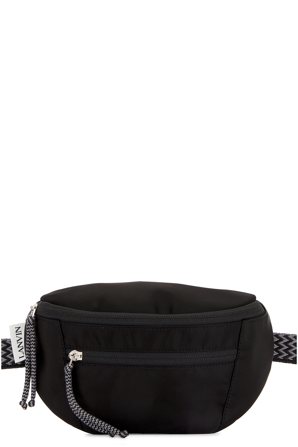 Small Waist Curb Bag in Black