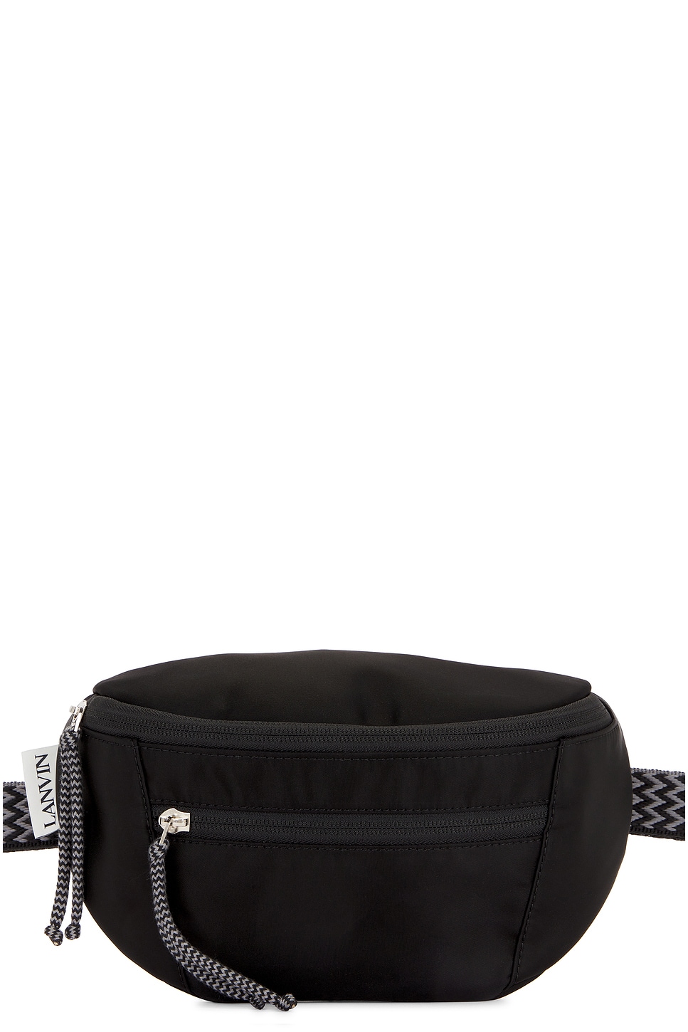 Shop Lanvin Small Waist Curb Bag In Black