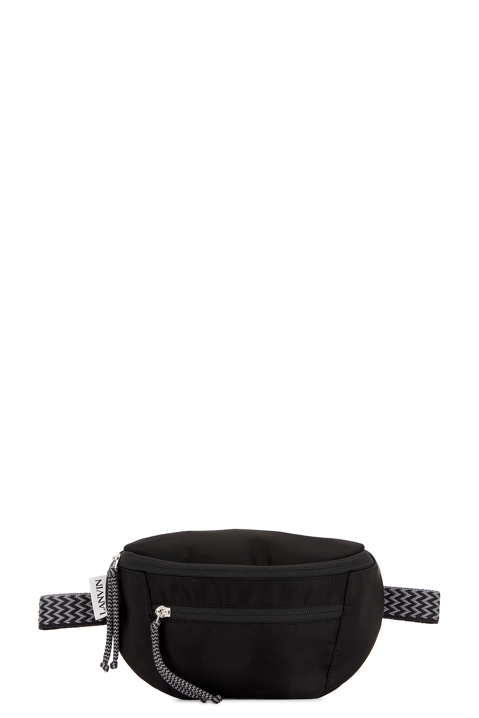 Shop Lanvin Small Waist Curb Bag In Black