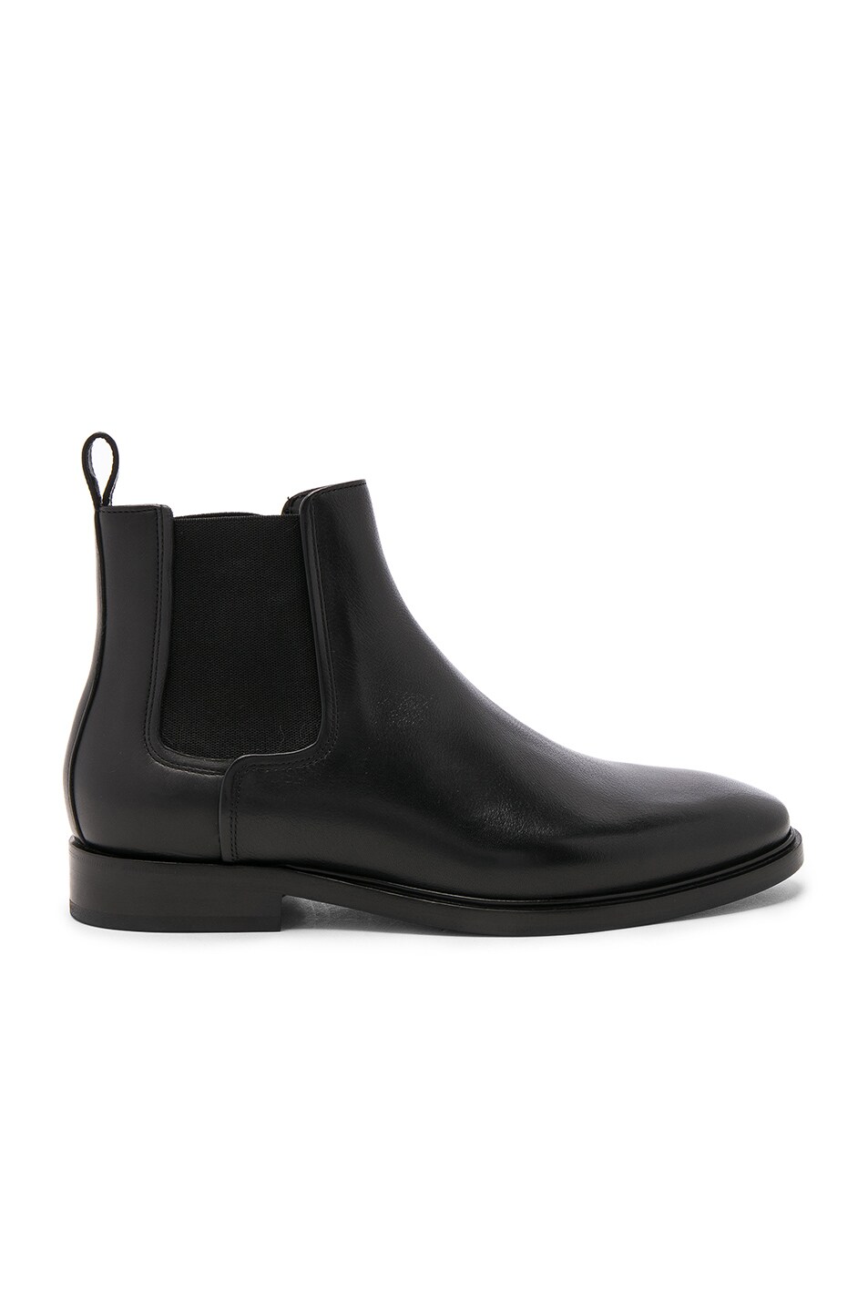 LANVIN Leather Chelsea Boots, Black | ModeSens