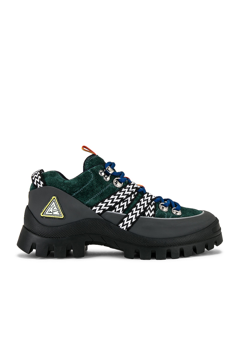 Image 1 of Lanvin Hiking Boots in Dark Green & Dark Grey