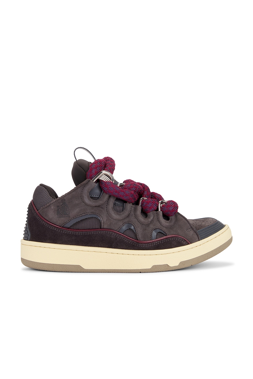 Image 1 of Lanvin Curb Sneakers in Shark Grey