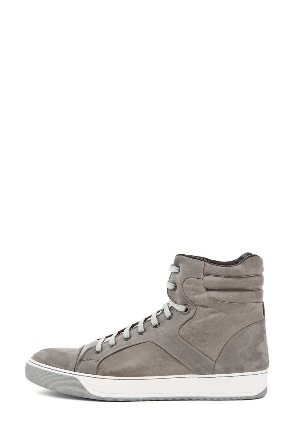Image 1 of Lanvin High Top Puzzle Sneaker in Grey
