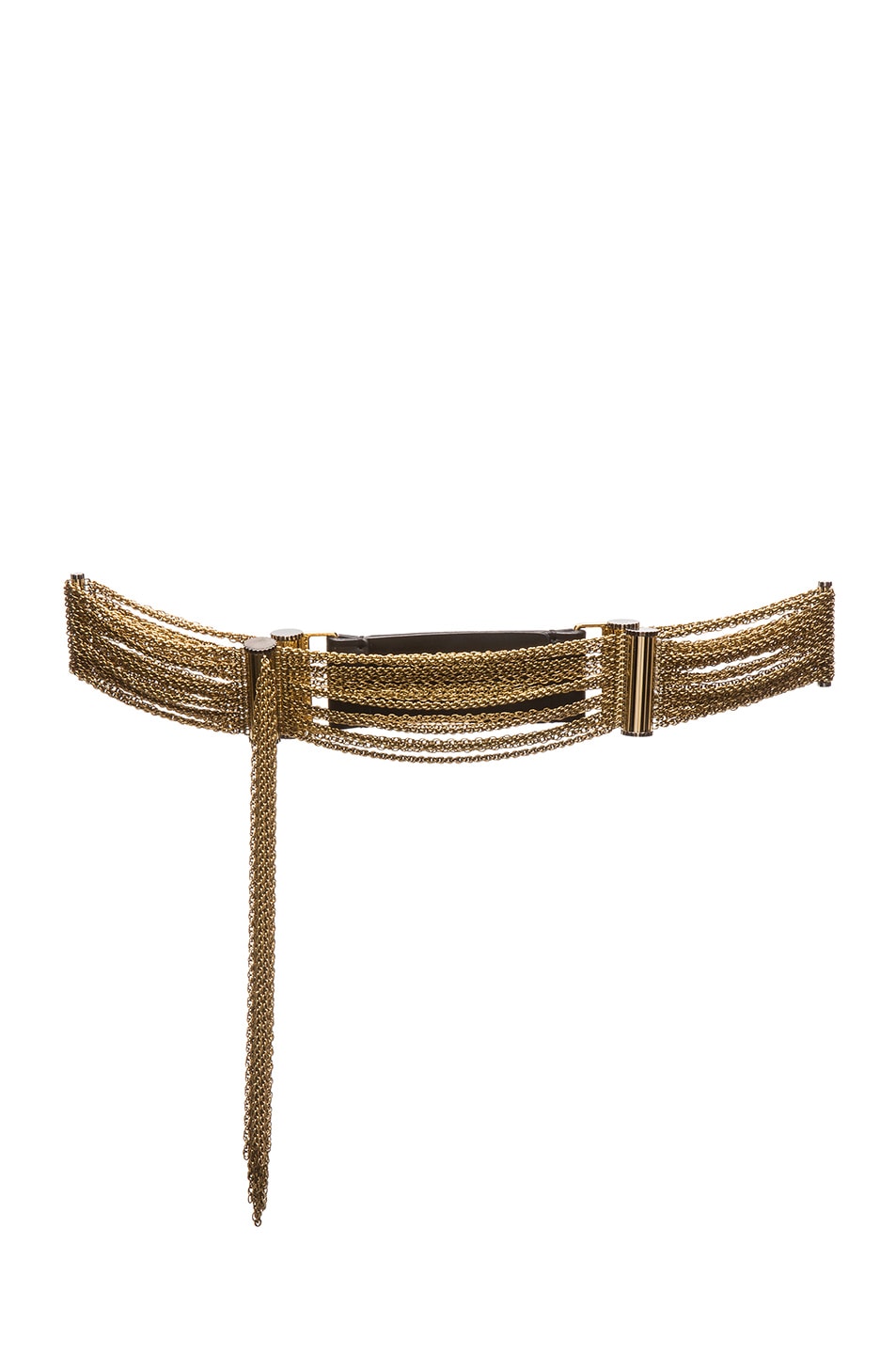Image 1 of Lanvin Brass Chain Belt in Gold