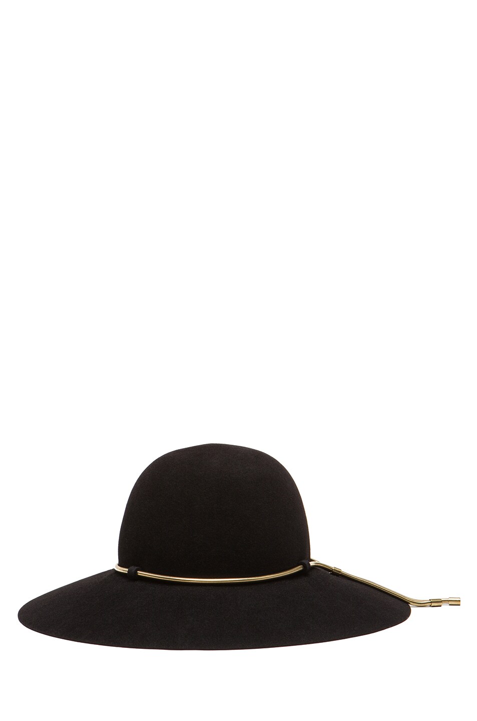 Image 1 of Lanvin Capeline Hat with Chain in Black