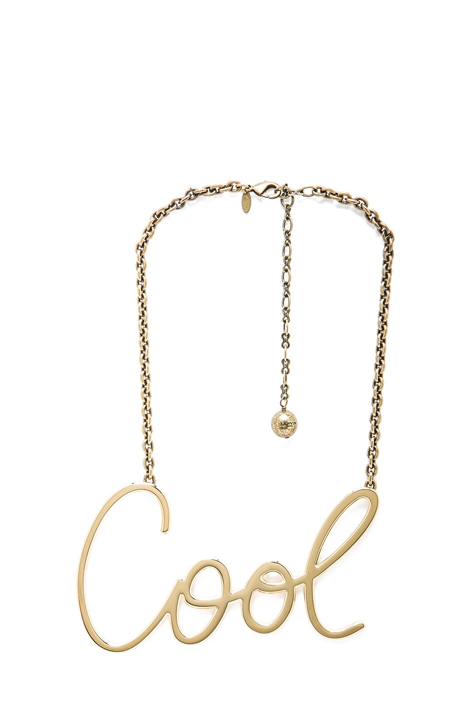 Image 1 of Lanvin Cool Pendant in Gold
