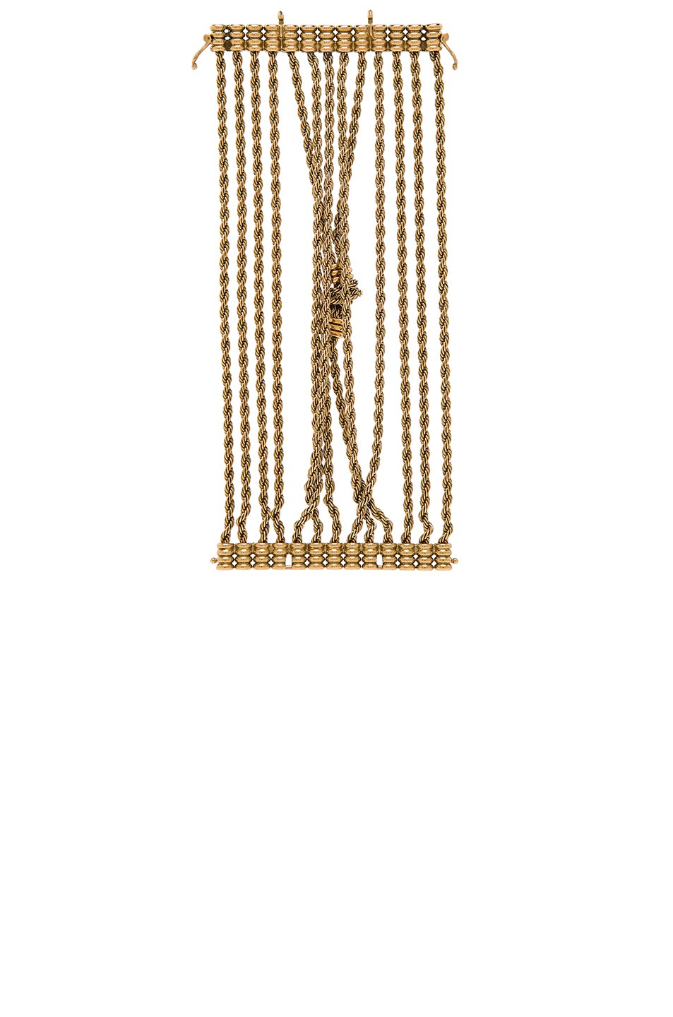 Image 1 of Lanvin Knotted Chain Bracelet in Gold