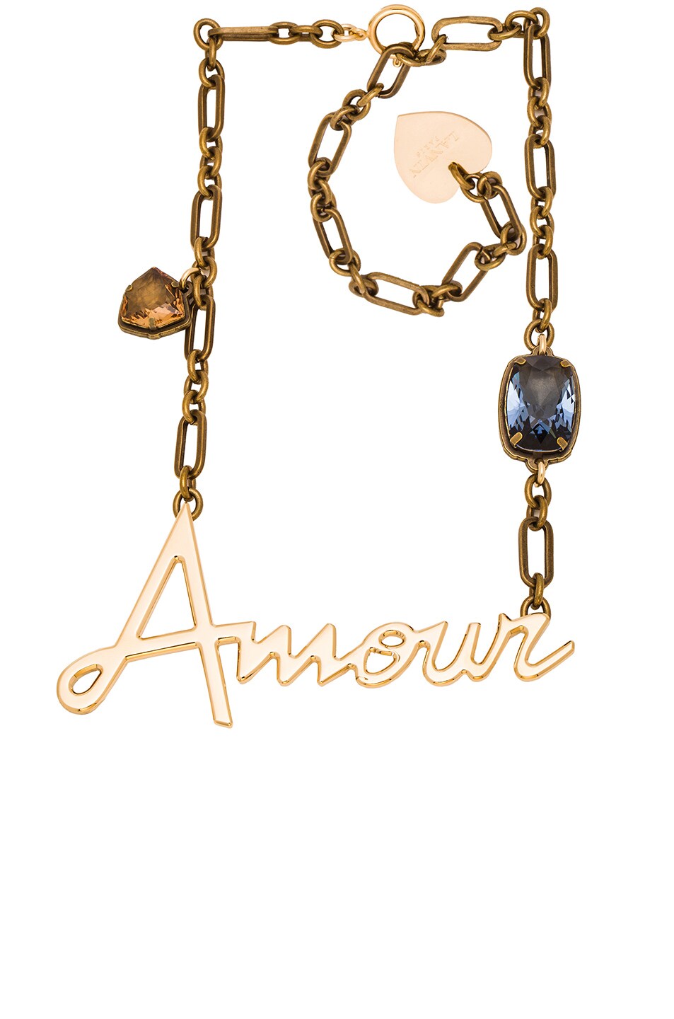 Image 1 of Lanvin Amour Necklace in Gold