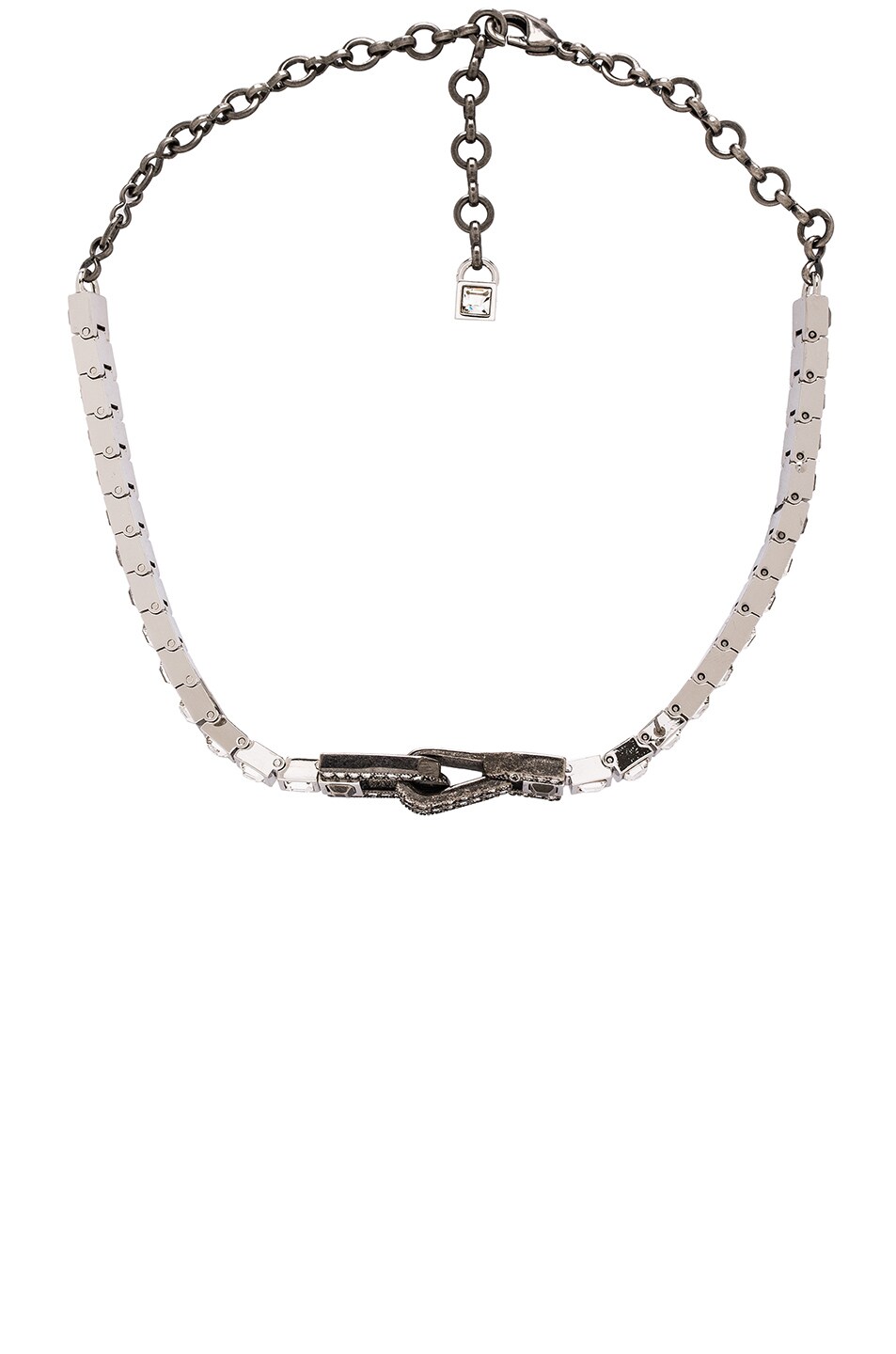Image 1 of Lanvin Thin Choker Necklace in Crystal
