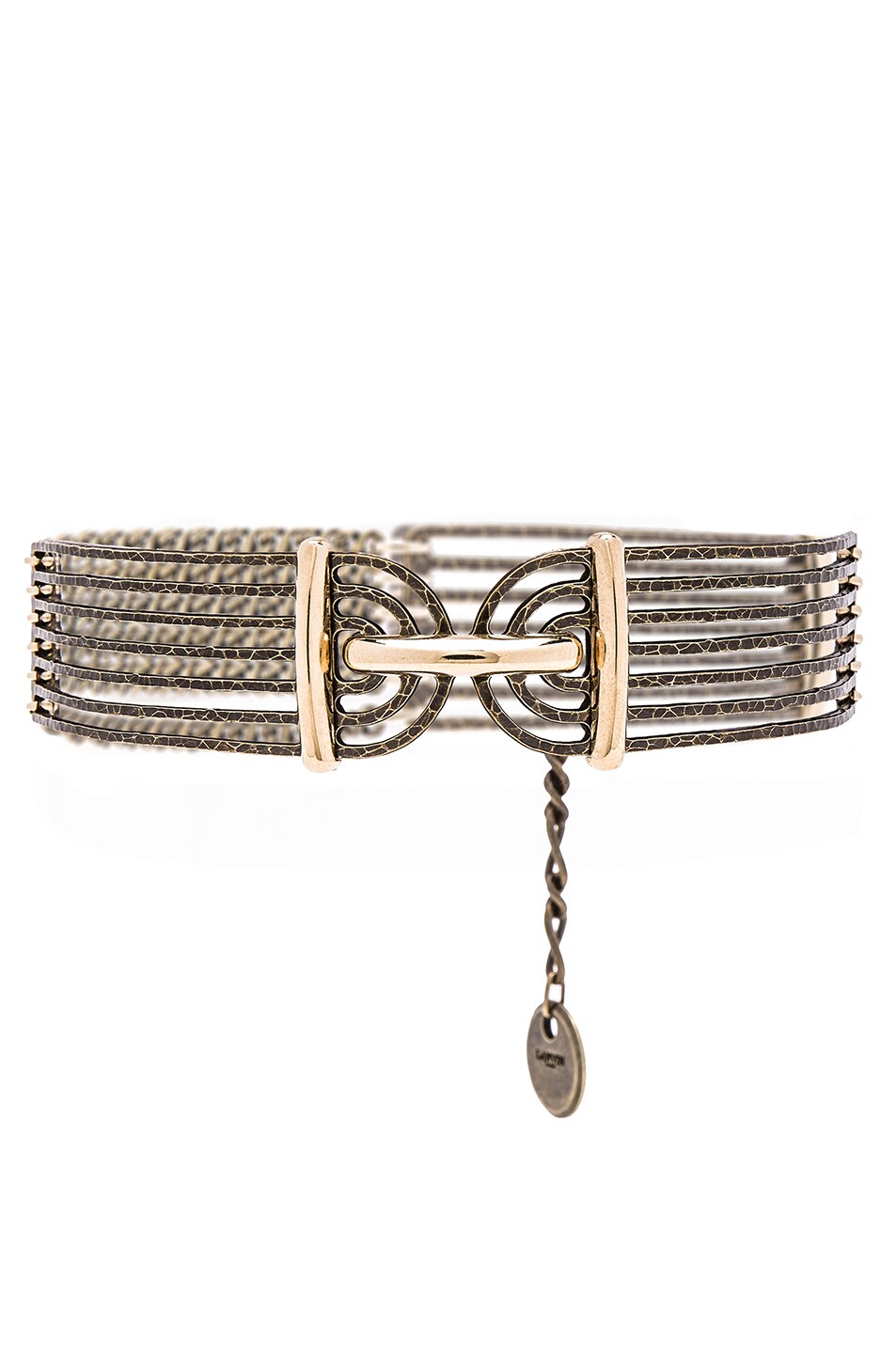 Image 1 of Lanvin Thin Choker in Gold