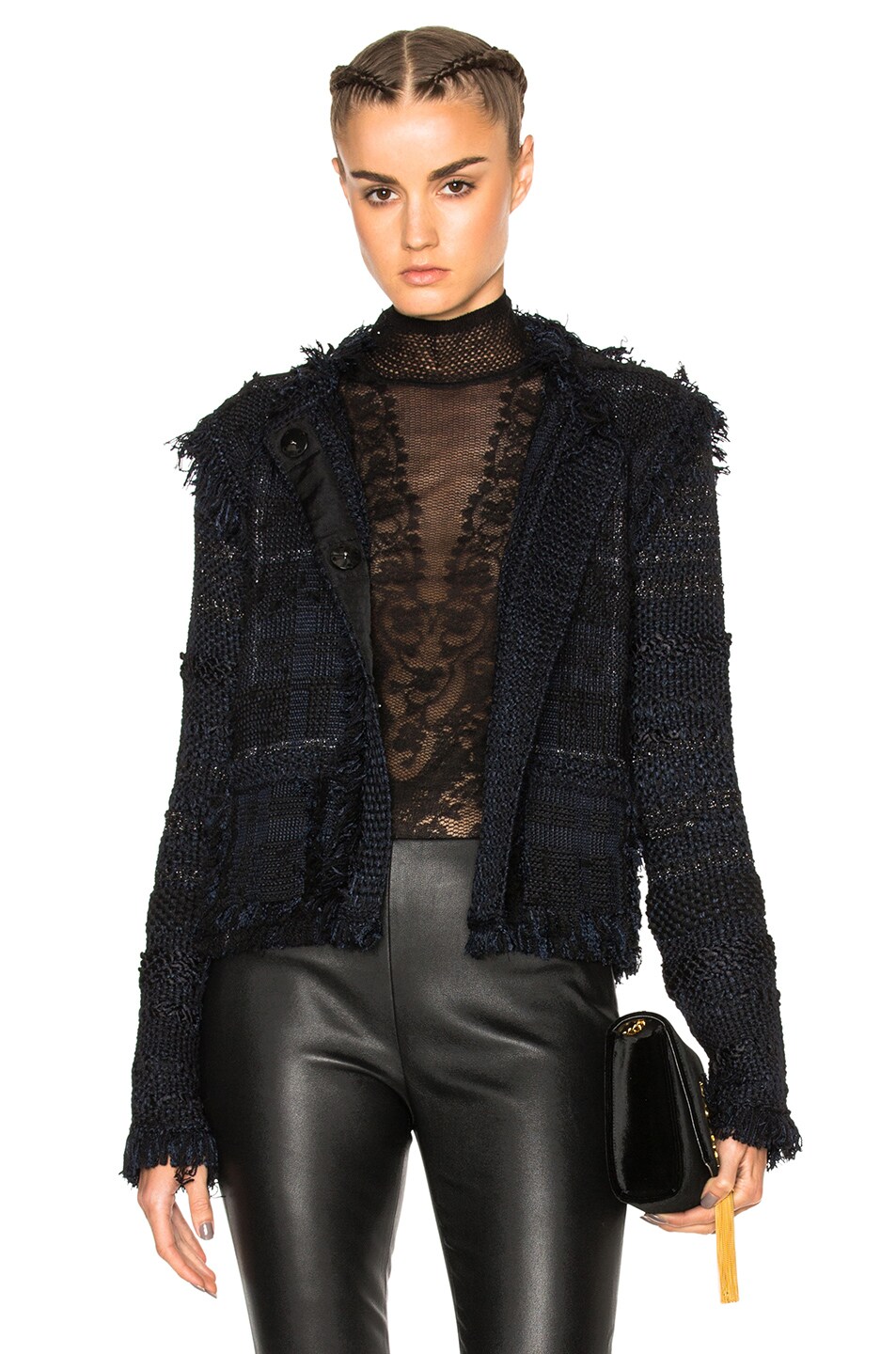 Image 1 of Lanvin Knitted Jacket in Black
