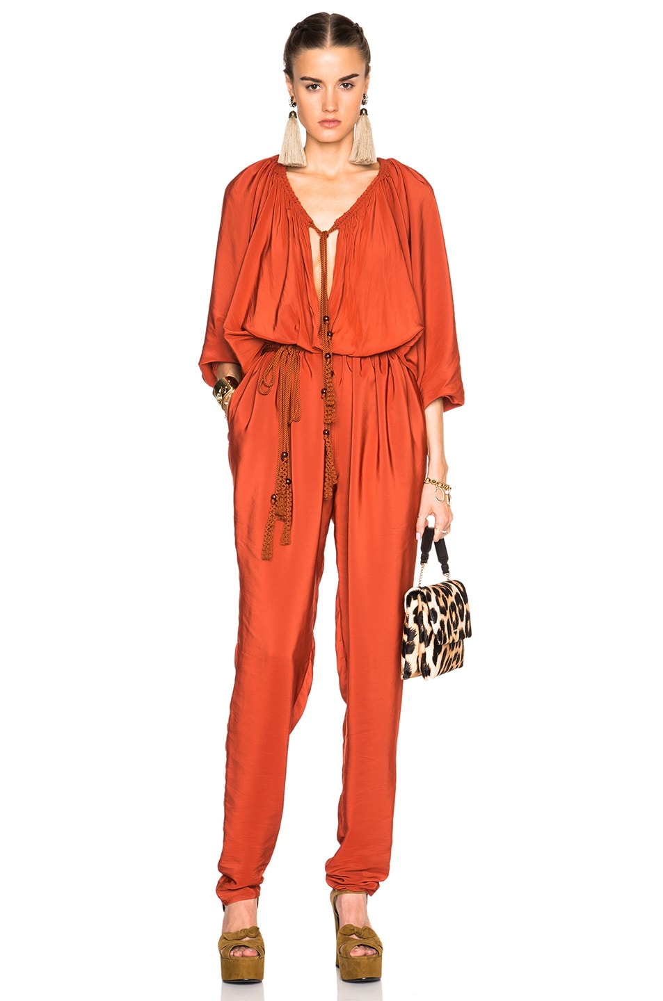 Image 1 of Lanvin Jumpsuit in Ginger Red
