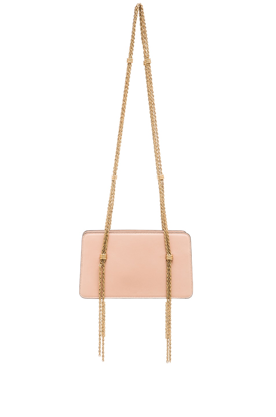 Image 1 of Lanvin Chain Strap Calfskin Bag in Nude