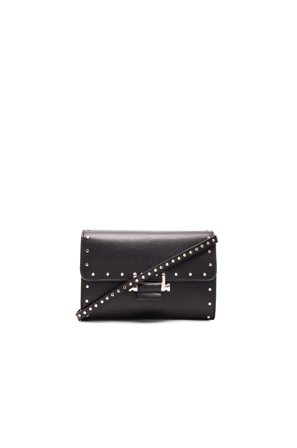 Image 1 of Lanvin Small Studded Essential Bag in Black