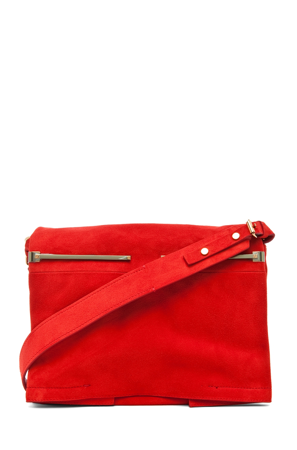 Image 1 of Lanvin Small Shoulder Bag in Poppy