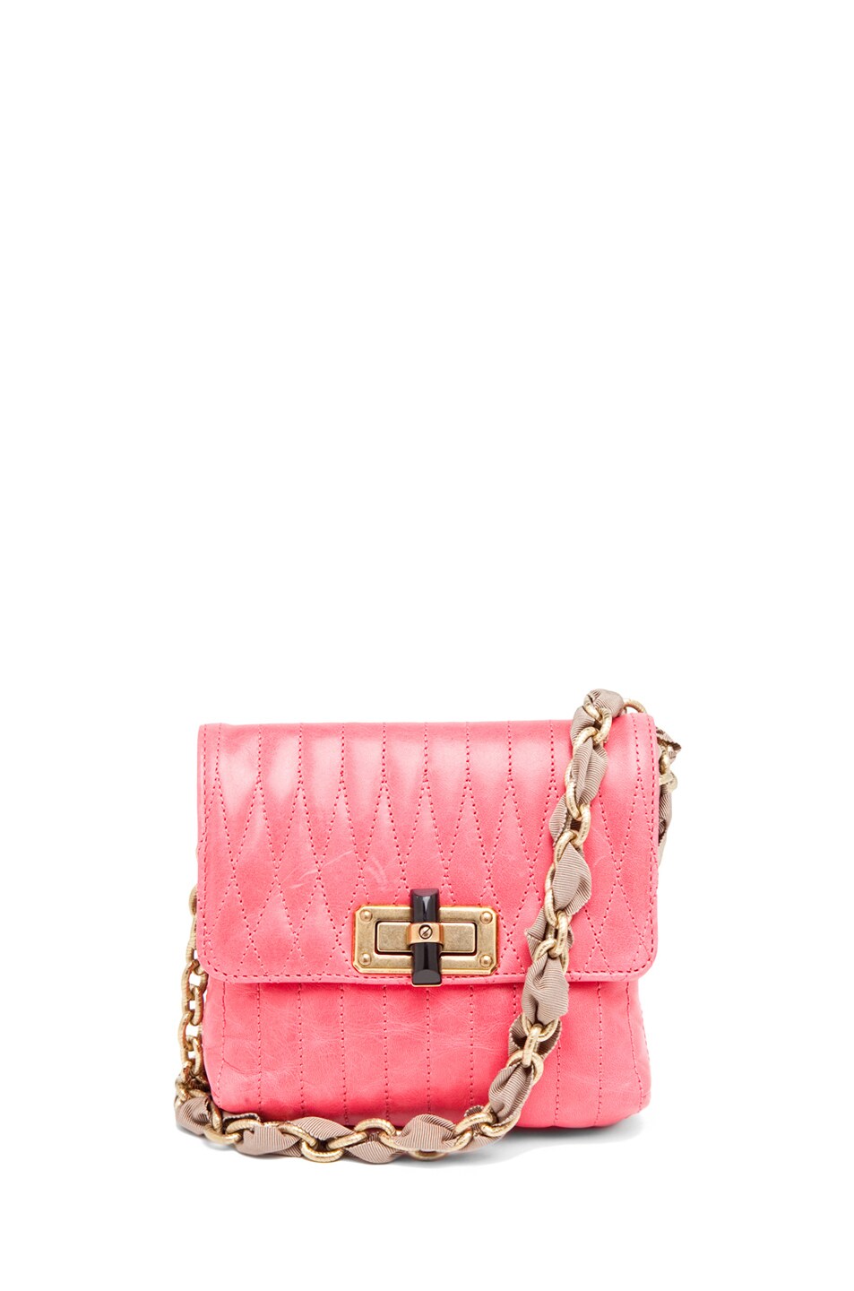 Image 1 of Lanvin Mini Pop Bag in Rose Fonce
