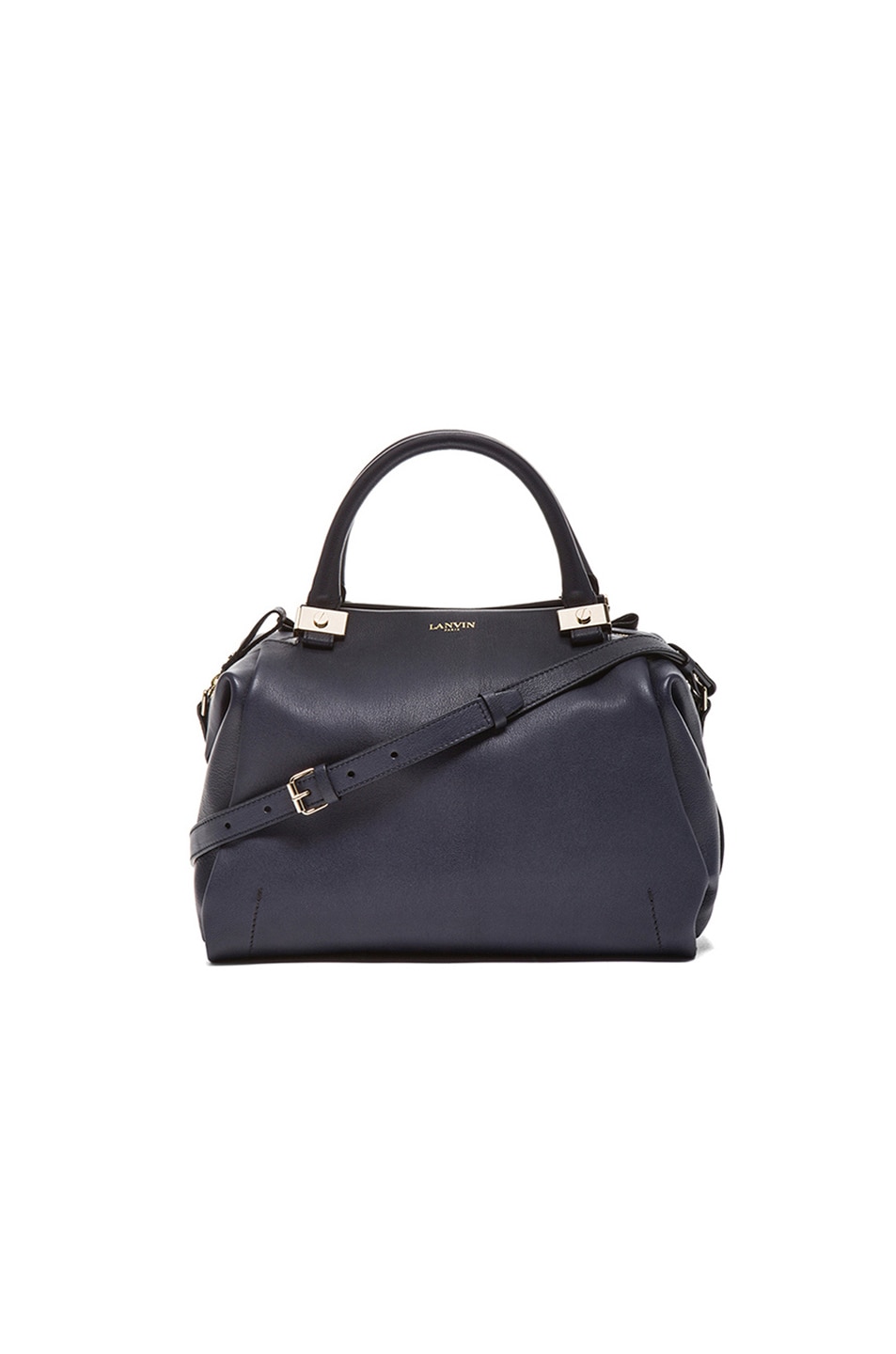 Image 1 of Lanvin Bowling Trilogy Bag in Midnight Blue